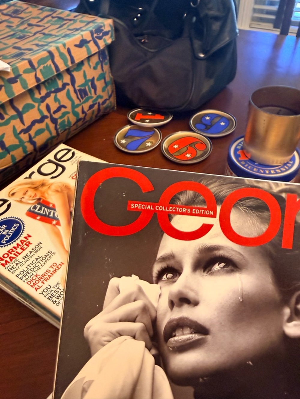 George Magazine Every Issue / Complete Run In Outstanding Conditon - Picture 16 of 17